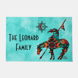 Einde van de spoordeuren deurmat