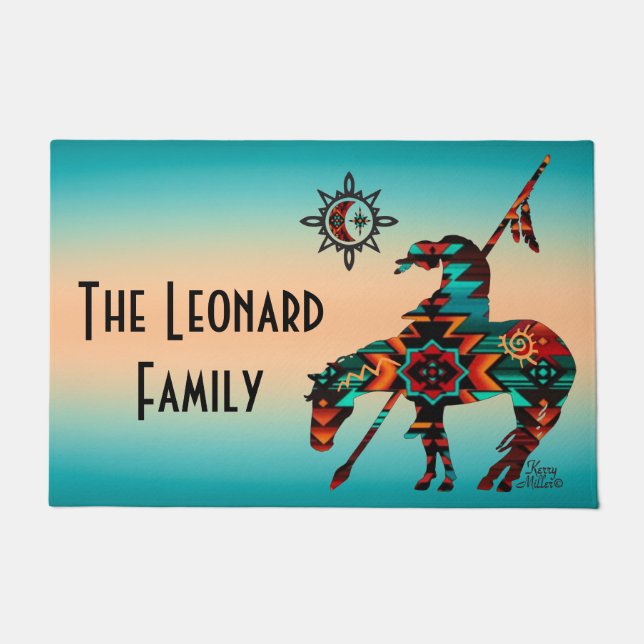 Einde van de spoordeuren deurmat (Voorkant)