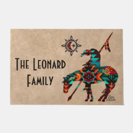 Einde van de spoordeuren deurmat