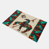 Einde van de spoordeuren deurmat (Schuin)