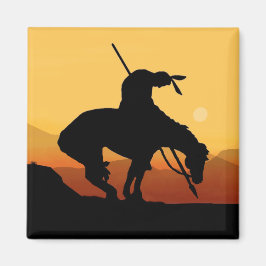 Einde van de spoorstaafkop Magnet