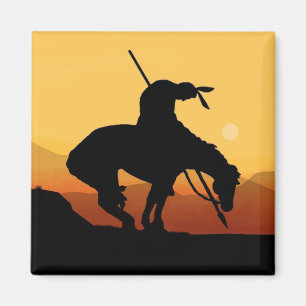 Einde van de spoorstaafkop Magnet
