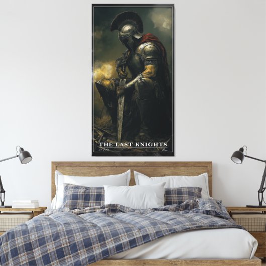 Einde van de strijd canvas afdruk (Insitu (Slaapkamer))