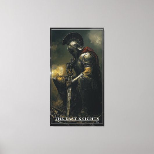 Einde van de strijd canvas afdruk (Voorkant)