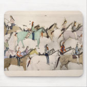 Einde van de strijd (inkt op papier) muismat (Voorkant)