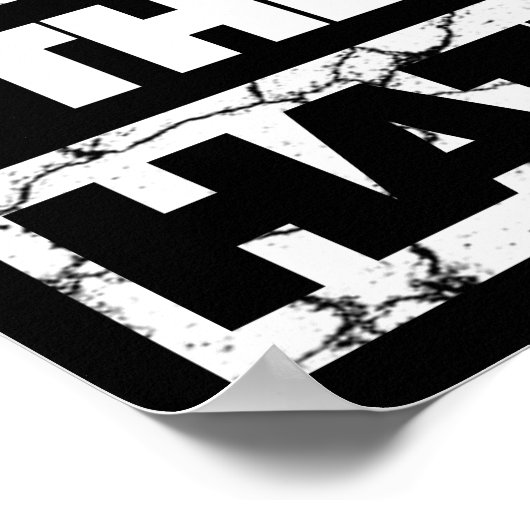 Einde van de strijd tegen pesterijen tegen racisme poster (Hoek)