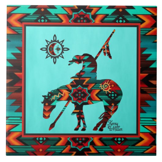 Einde van de TEGEL van de CERAMIC Tegeltje (Voorkant)