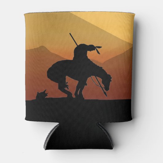 Einde van de Trail Silhouette Blikjeskoeler (Voorkant)