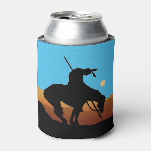 Einde van de Trail Silhouette Blikjeskoeler (Blikje Voorkant)