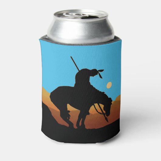 Einde van de Trail Silhouette Blikjeskoeler (Blikje Achterkant)