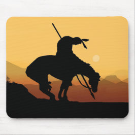 Einde van de Trail Silhouette Muismat