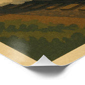 Einde van de Trans-Siberische spoorlijn Perfect Poster (Hoek)