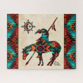 Einde van de trein Jigzaag Puzzle Legpuzzel (Horizontaal)