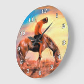 Einde van de treinklok grote klok (Hoek)