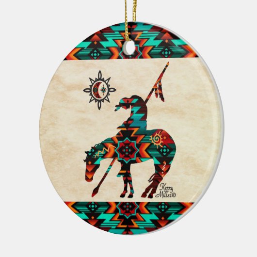 Einde van de versiering van keramische trailen keramisch ornament (Links)