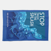 Einde van de vervuiling door Zee Theedoek (Horizontaal)