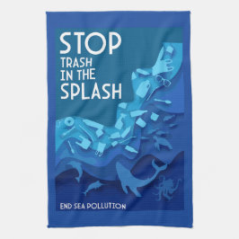 Einde van de vervuiling door Zee Theedoek