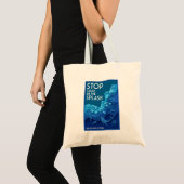 Einde van de vervuiling door Zee Tote Bag (Voorkant (product))