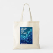 Einde van de vervuiling door Zee Tote Bag (Achterkant)