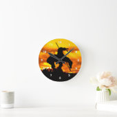 Einde van de wandklok van het spoor Silhouette (Huis)