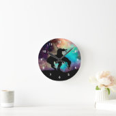 Einde van de wandklok van het spoor Silhouette (Huis)