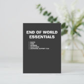 Einde van de Wereld Ansichtkaart Briefkaart (Staand voorkant)