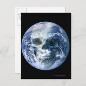 Einde van de wereld briefkaart (Voorkant / Achterkant)