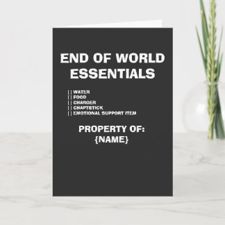 Einde van de Wereld Kaart