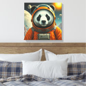 EINDE VAN DE WERELD-REUZENPANDA CANVAS AFDRUK (Insitu (Slaapkamer))