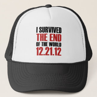 Einde van de wereld trucker pet
