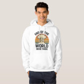 Einde van de wereld - was er | retro-nucleair ontw hoodie (Voorkant volledig)