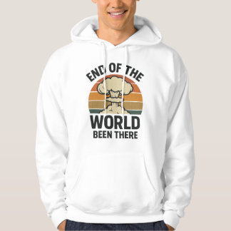 Einde van de wereld - was er | retro-nucleair ontw hoodie