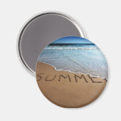 Einde van de zomer aan de Californische kust Magneet (Voorkant / Achterkant)