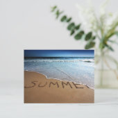 einde van de zomer aan de kust van Californië Briefkaart (Staand voorkant)