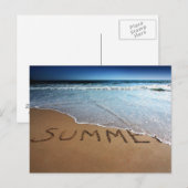 einde van de zomer aan de kust van Californië Briefkaart (Voorkant / Achterkant)