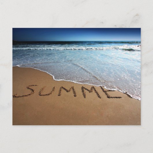 einde van de zomer aan de kust van Californië Briefkaart (Voorkant)