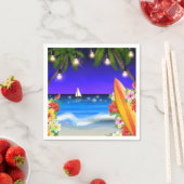 Einde van de zomer papieren servetten (Insitu)