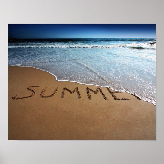 Einde van de zomer poster print (Voorkant)