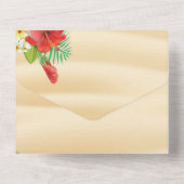 Einde van de zomerfeest all in one uitnodiging (Achterkant)