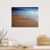 Einde van de zomerse Poster afdrukken (Keuken)