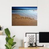 Einde van de zomerse Poster afdrukken (Thuiskantoor)