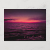 Einde van de zonsondergang briefkaart (Voorkant)