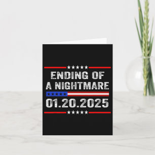 Einde van een angstige nacht 20 januari 2025 1 kaart