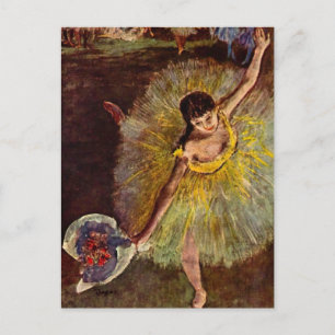 Einde van een Arabesch door Edgar Degas,  ballet Briefkaart