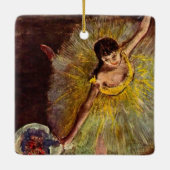 Einde van een Arabesch door Edgar Degas,  ballet Keramisch Ornament (Achterkant)