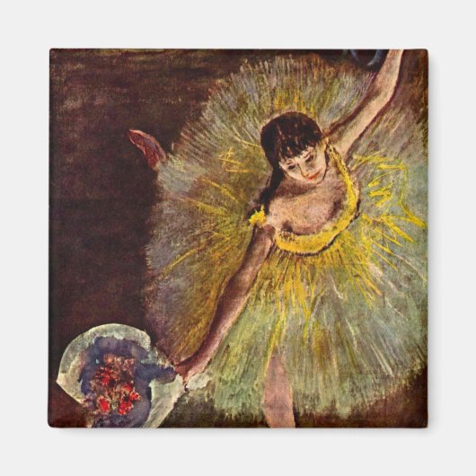 Einde van een Arabesch door Edgar Degas,  ballet Magneet (Voorkant)