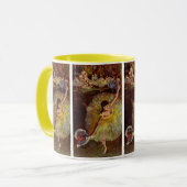 Einde van een Arabesch door Edgar Degas,  ballet Mok (Voorkant links)