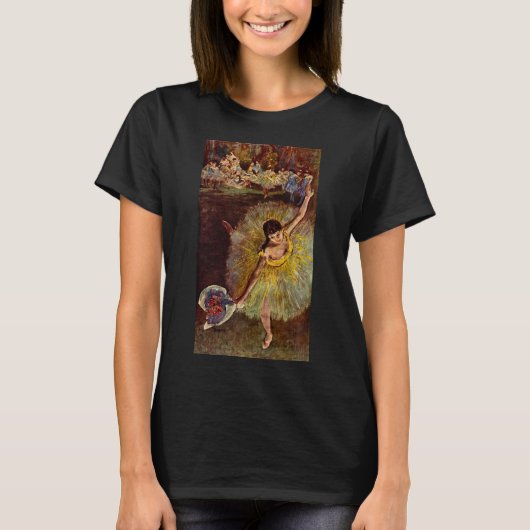 Einde van een Arabesch door Edgar Degas,  ballet T-shirt (Voorkant)