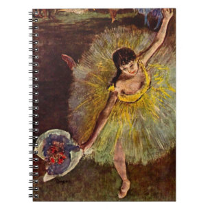 Einde van een Arabesk door Edgar Degas, Vintage Ba Notitieboek