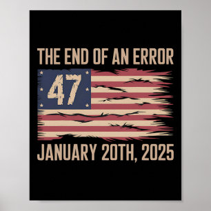 Einde van een fout 20 januari 2025 President Inaug Poster